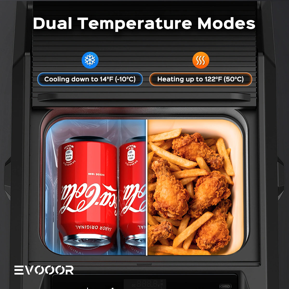Cybertruck Center Console Floor Refrigerator-EVOOOR Cyberfreezer