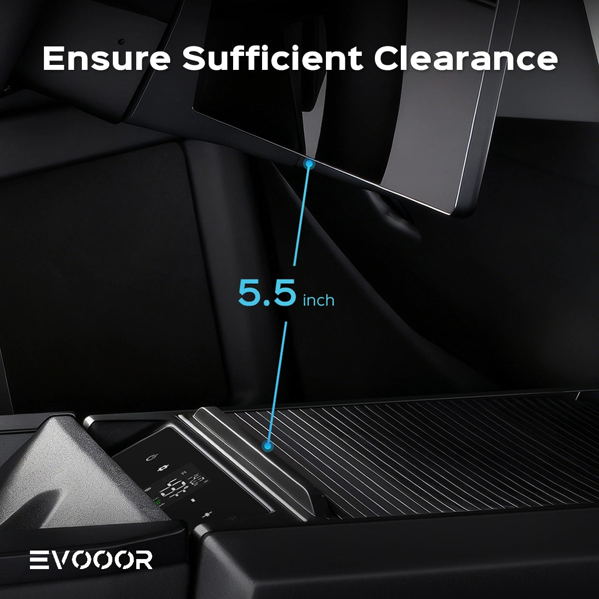 Cybertruck Center Console Floor Refrigerator-EVOOOR Cyberfreezer