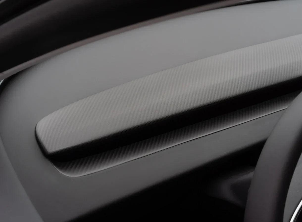 High-Quality Carbon Fiber Dashboard Set for Tesla Model 3 - 2024+ Edition - Enhance Your Interior Style - Evooor
