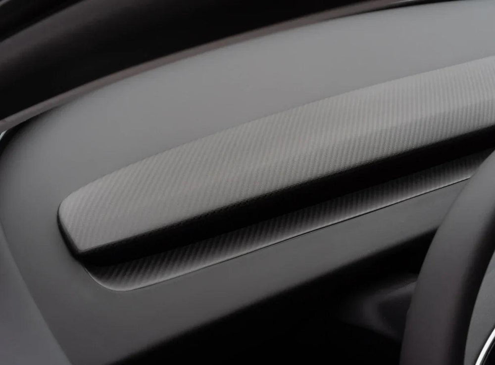 High-Quality Carbon Fiber Dashboard Set for Tesla Model 3 - 2024+ Edition - Enhance Your Interior Style - Evooor