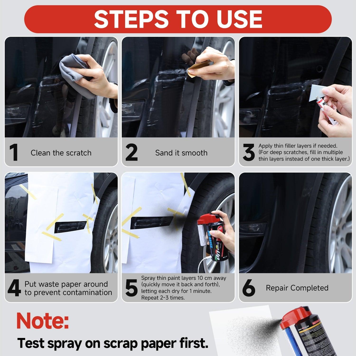 Car Body Touch Up Paint Electric Sprayer Repair Kit for Tesla 3/Y/S/X - Evooor