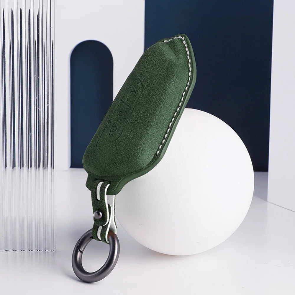 Alcantara Car Remote Key Case Cover For VW ID.3 2025 - Evooor