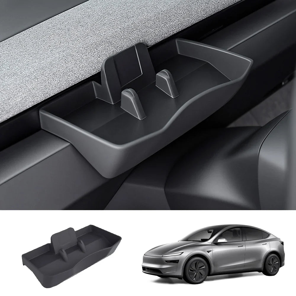 Tesla Model Y/Model 3 Organizer Tray Console Storage Box for Dashboard - Versatile Multi-Functional Holder for Accessories - Evooor
