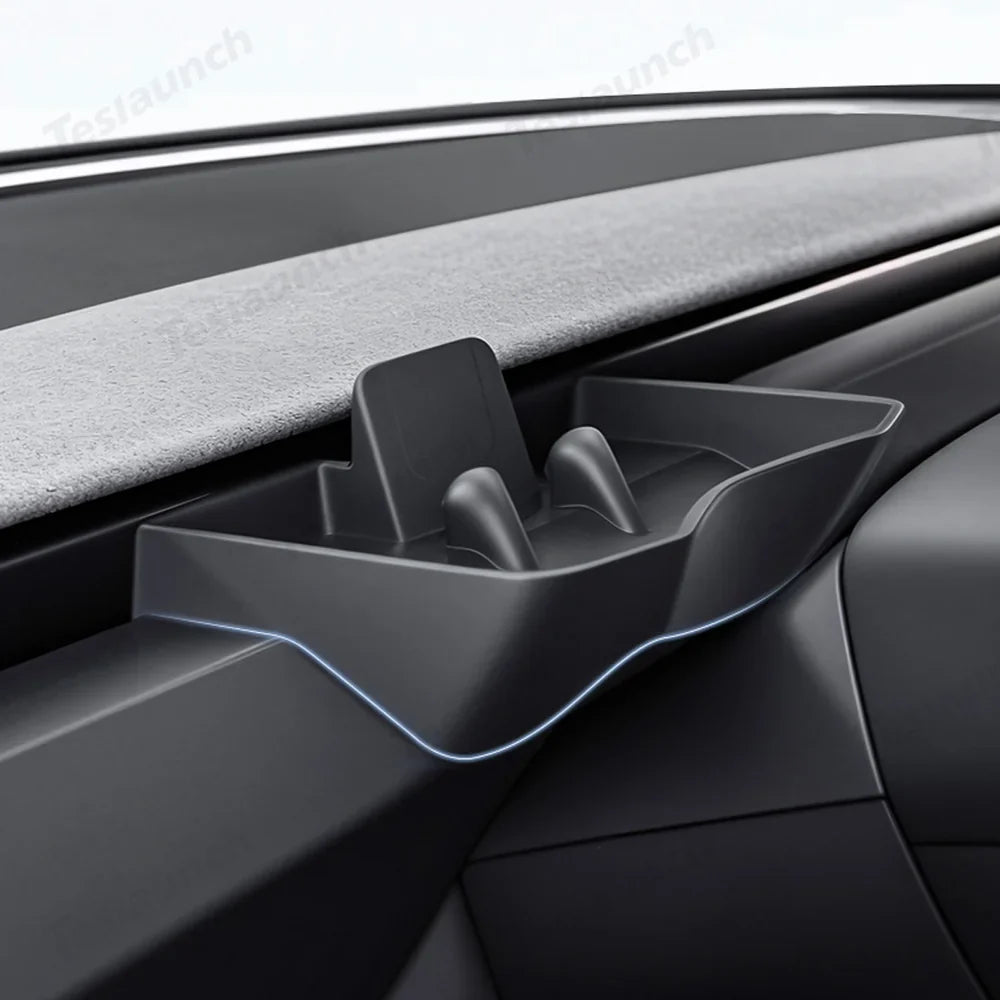 Tesla Model Y/Model 3 Organizer Tray Console Storage Box for Dashboard - Versatile Multi-Functional Holder for Accessories - Evooor