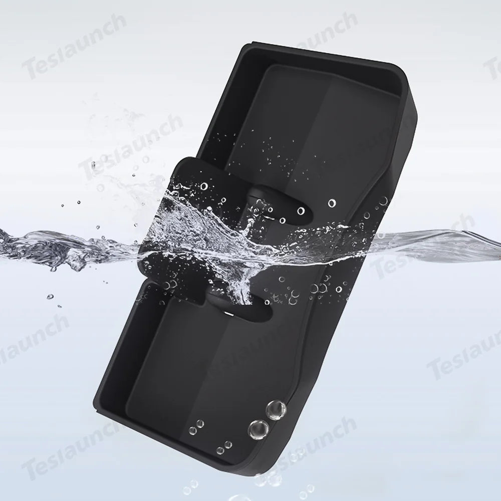 Tesla Model Y/Model 3 Organizer Tray Console Storage Box for Dashboard - Versatile Multi-Functional Holder for Accessories - Evooor