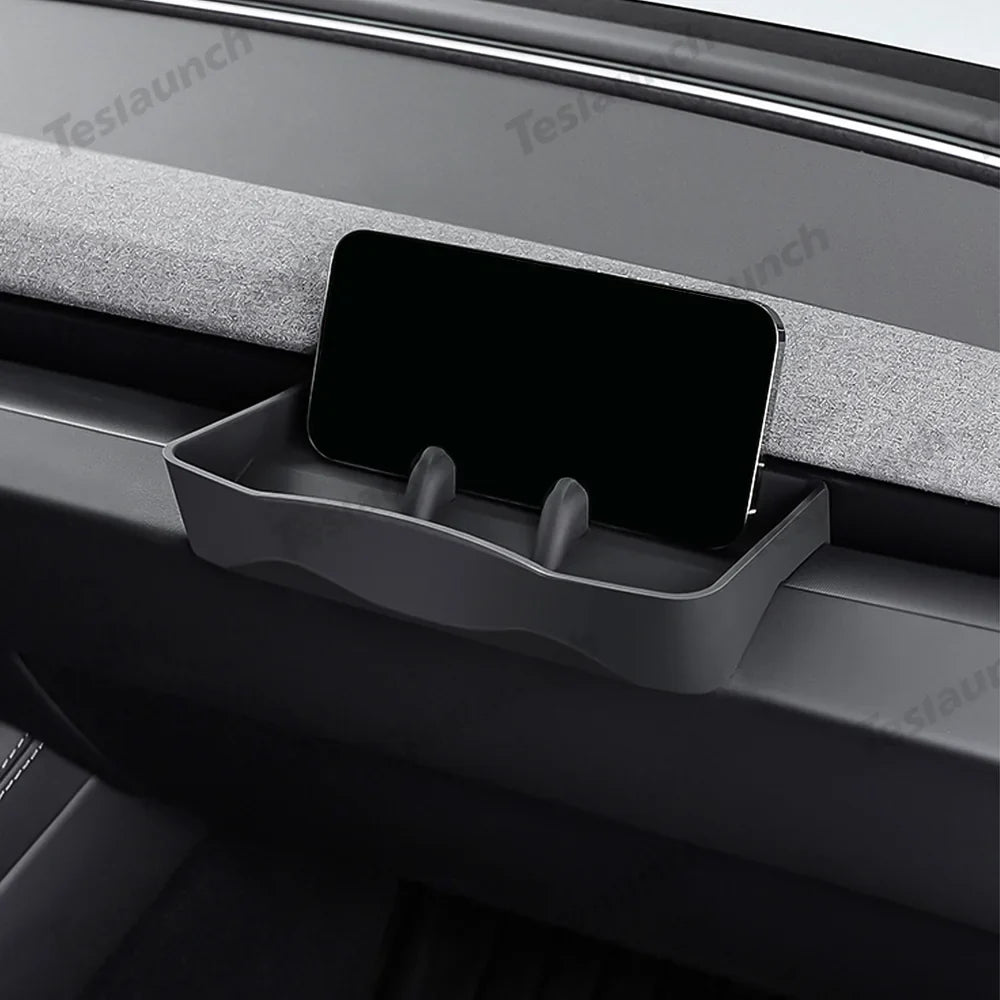 Tesla Model Y/Model 3 Organizer Tray Console Storage Box for Dashboard - Versatile Multi-Functional Holder for Accessories - Evooor