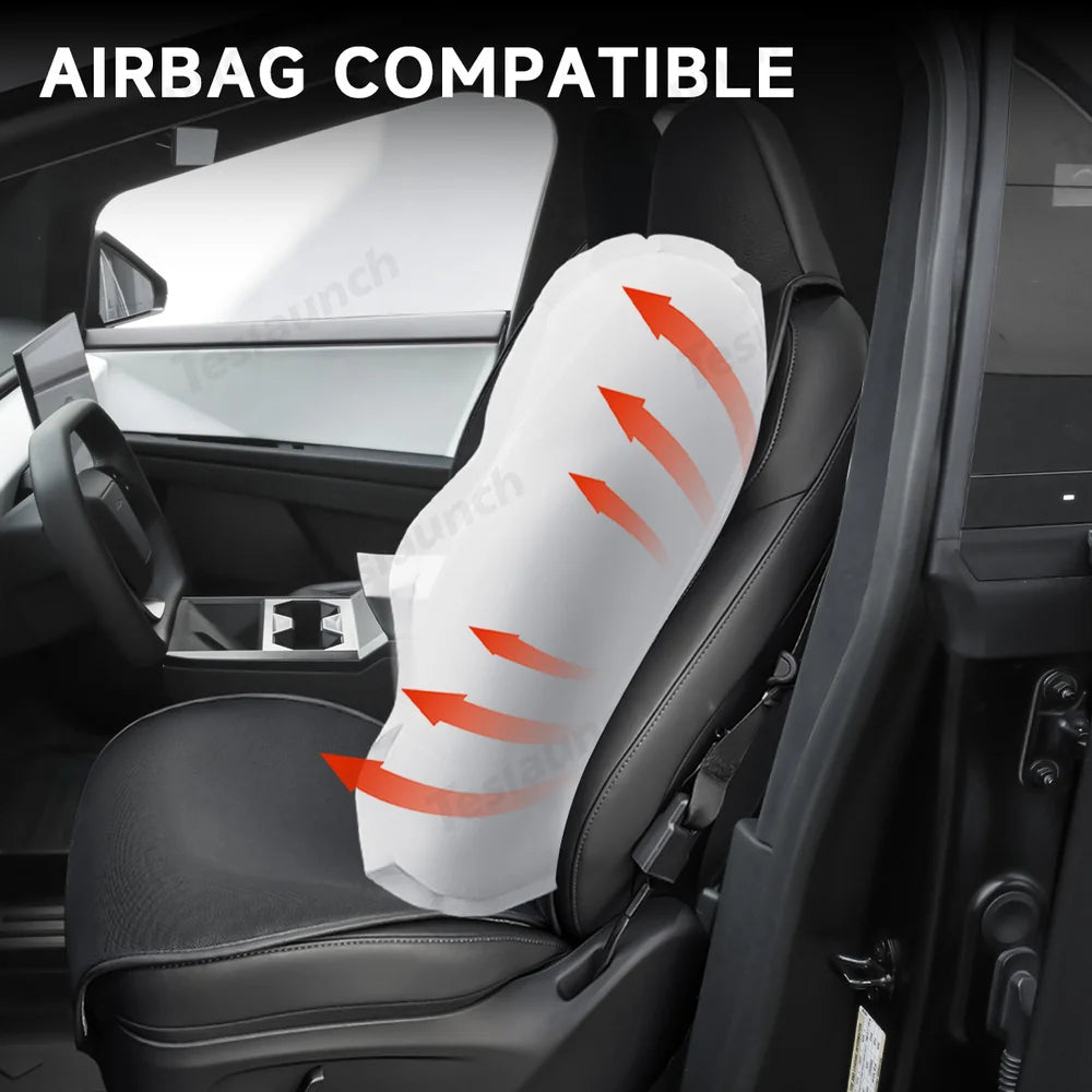 Premium Airflow Seat Covers for Tesla Cybertruck 2024+ - Enhance Comfort and Style! - Evooor