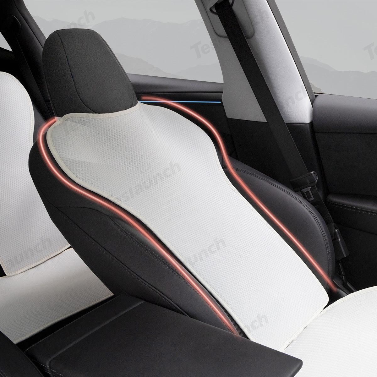 Ice Silk Breathable Air Mesh Seat Cushion for Tesla Model Y Juniper 2025+ - Evooor