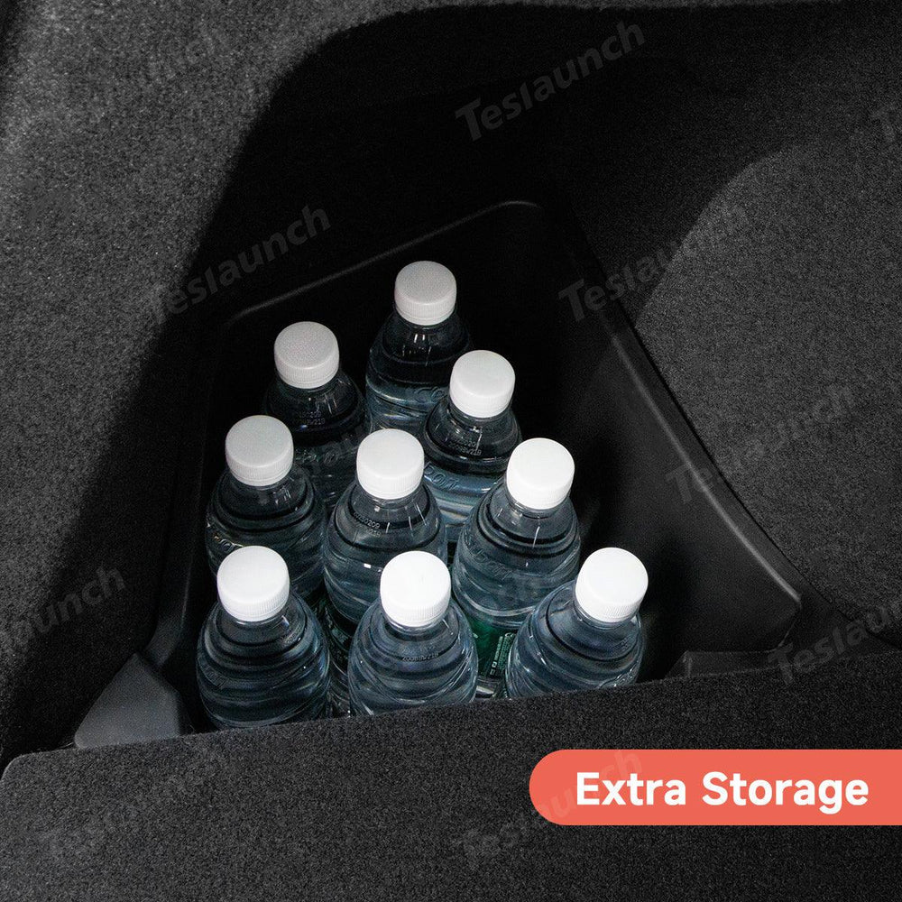 TPE Rear Trunk Side Storage Box for Tesla Model Y Juniper 2025+ (2 Pcs) - Evooor