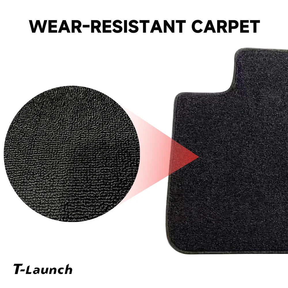 2024+ Model 3 Highland Floor Mats All Weather Double Layer Flocking Tpe For Tesla