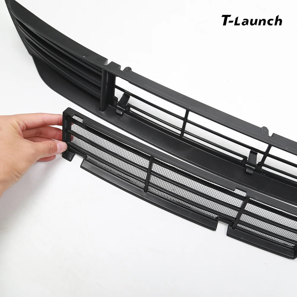Tesla Model 3 2024+ Front Bumper Stainless Steel Radiator Grille Insert Deflector