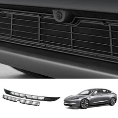 Tesla Model 3 2024+ Front Bumper Stainless Steel Radiator Grille Insert Deflector