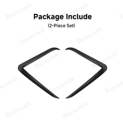 Aerodynamic Front Bumper Canard Trim Set for Tesla Model Y Juniper 2025+ - Evooor