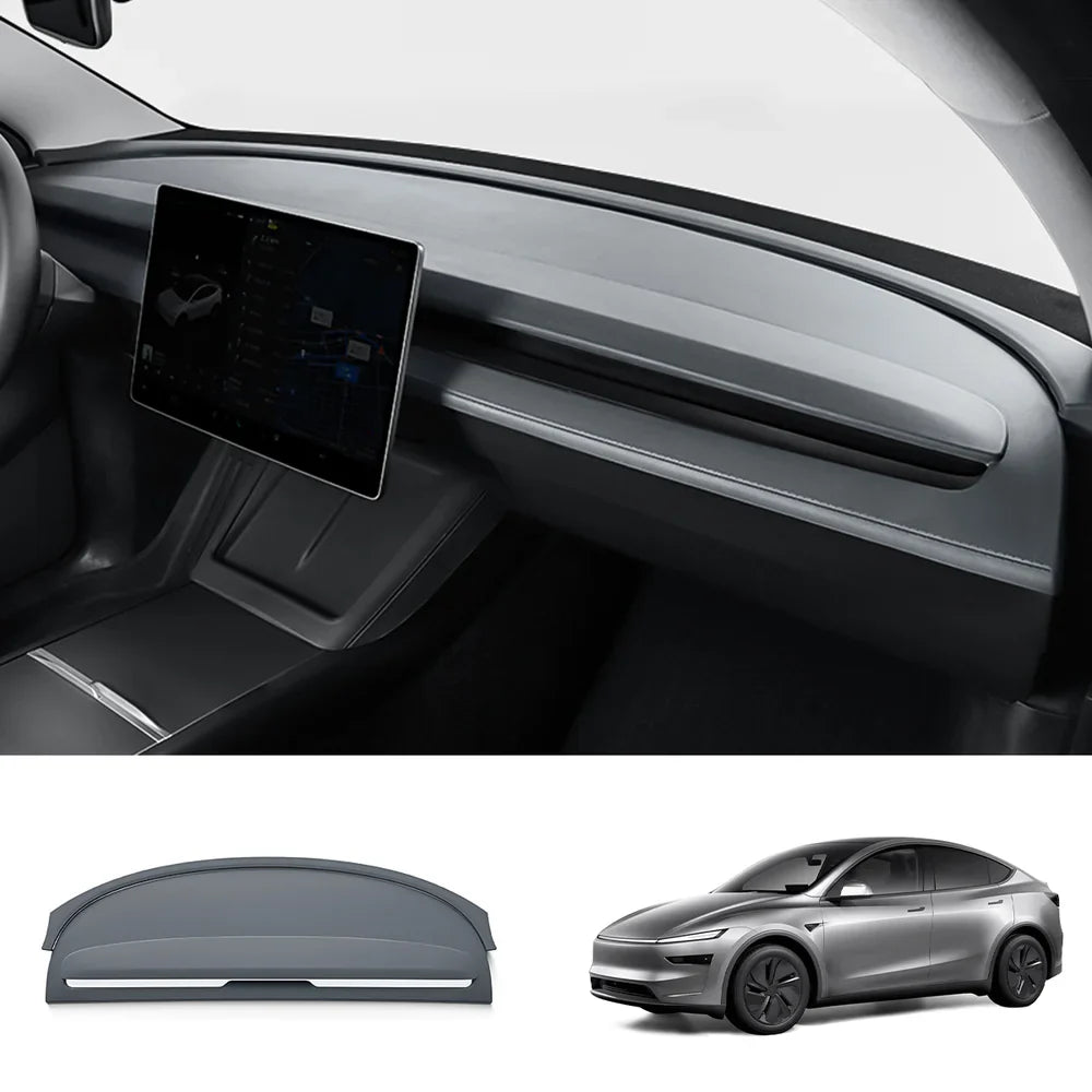 Premium Silicone Dashboard Cover for Tesla Model Y Juniper 2025+ - All-Around Protection - Evooor