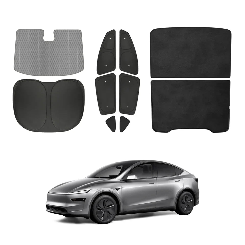 Top-Rated Sunshade Set for Tesla Model Y - Enhance Privacy and Shield from Heat - Fits Tesla Model Y Models from 2025 Onward - Evooor