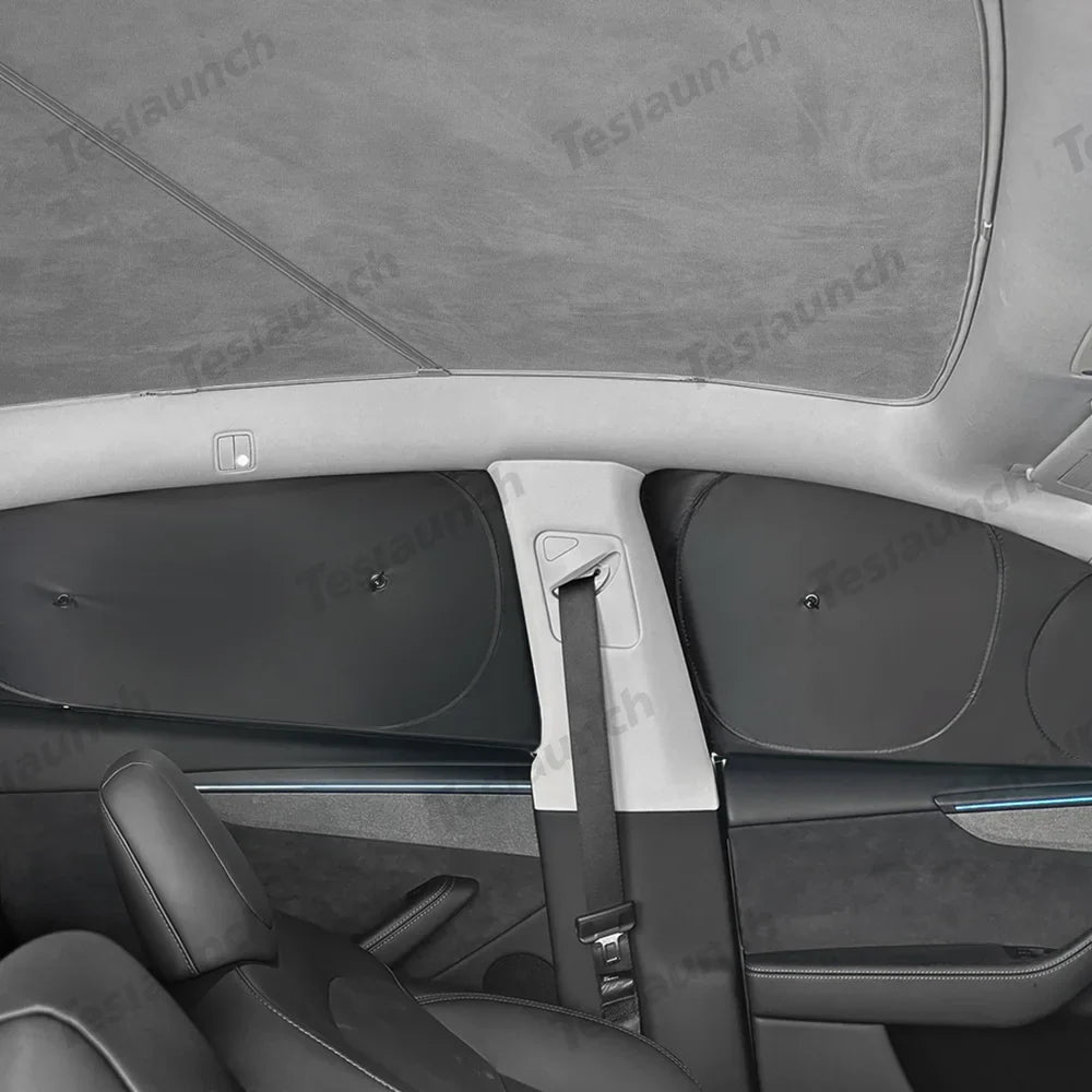 Top-Rated Sunshade Set for Tesla Model Y - Enhance Privacy and Shield from Heat - Fits Tesla Model Y Models from 2025 Onward - Evooor