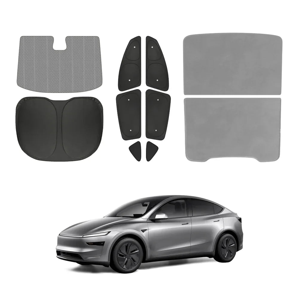 Top-Rated Sunshade Set for Tesla Model Y - Enhance Privacy and Shield from Heat - Fits Tesla Model Y Models from 2025 Onward - Evooor