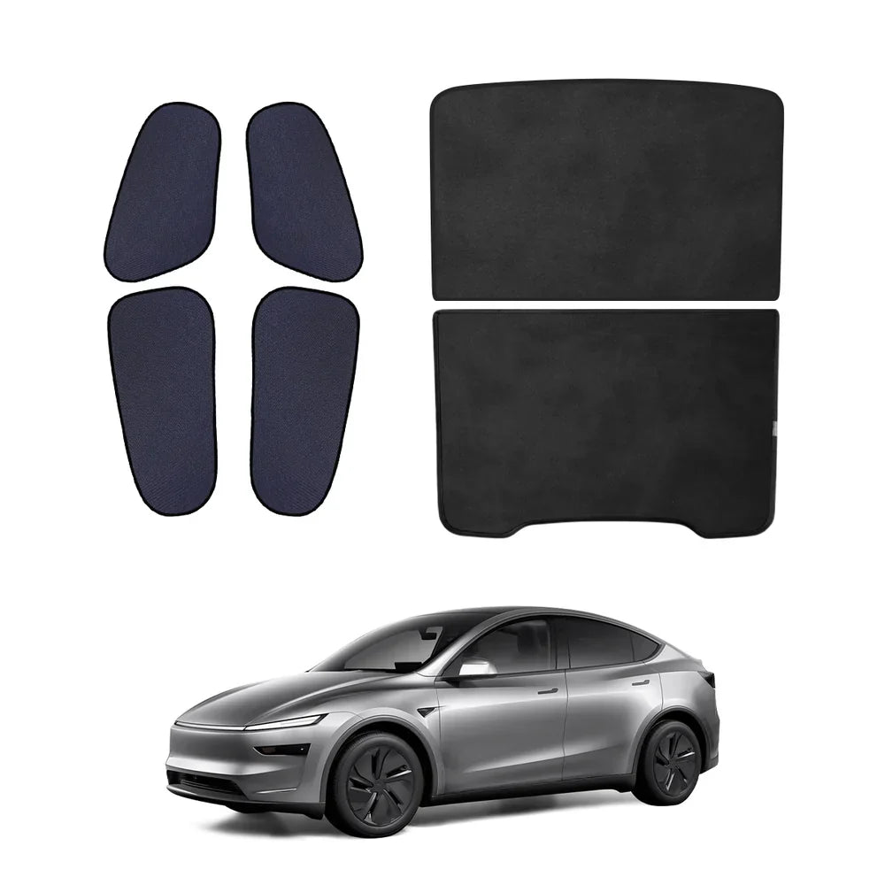 Top-Rated Sunshade Set for Tesla Model Y - Enhance Privacy and Shield from Heat - Fits Tesla Model Y Models from 2025 Onward - Evooor
