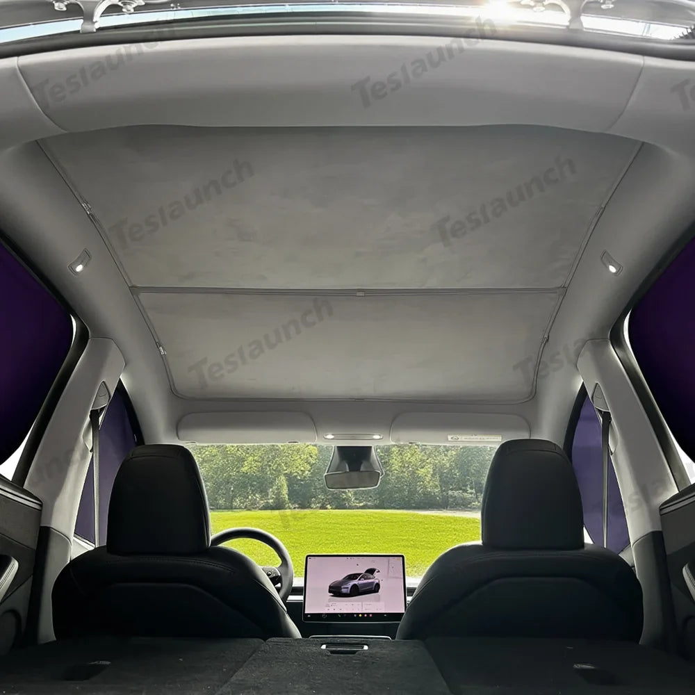 Top-Rated Sunshade Set for Tesla Model Y - Enhance Privacy and Shield from Heat - Fits Tesla Model Y Models from 2025 Onward - Evooor