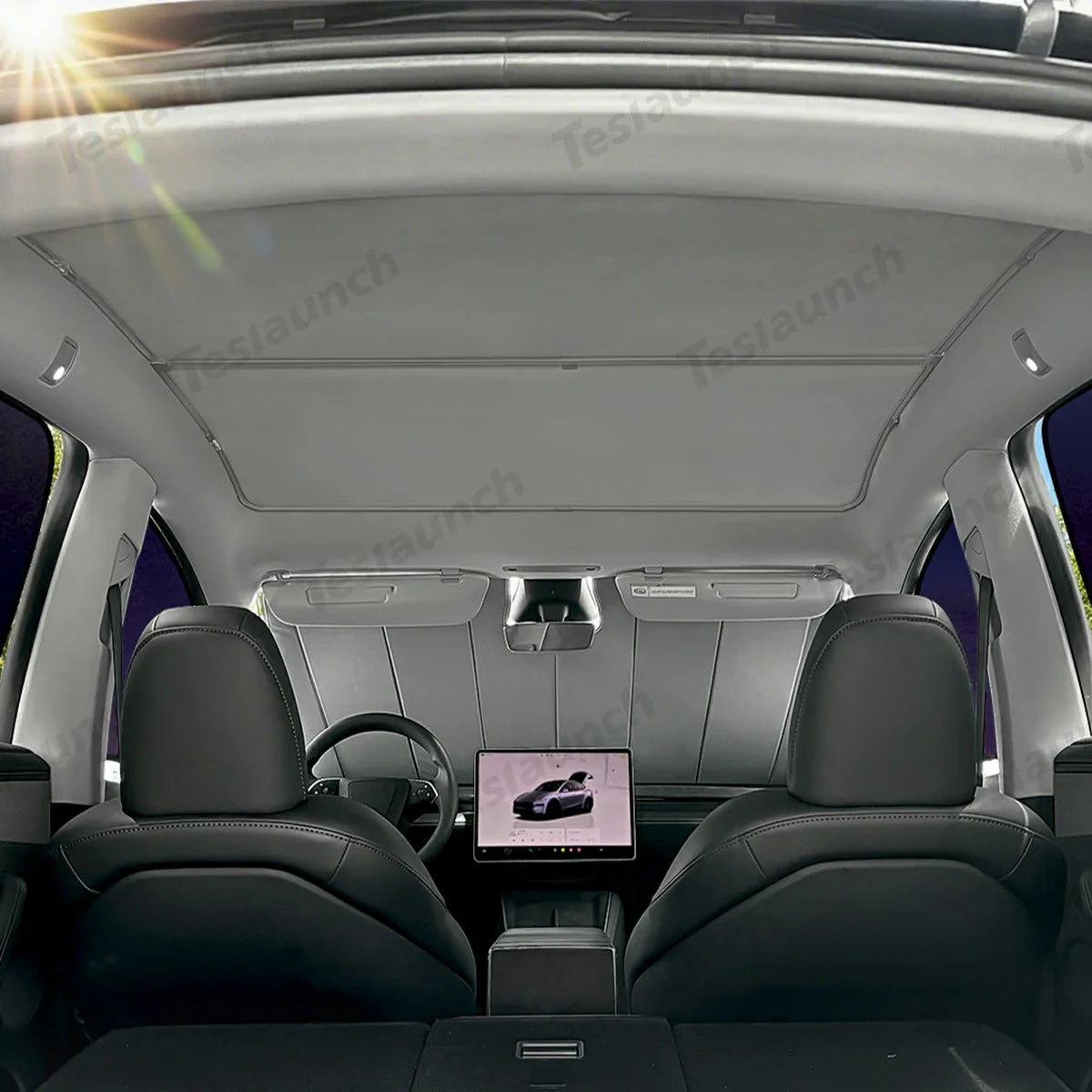 Top-Rated Sunshade Set for Tesla Model Y - Enhance Privacy and Shield from Heat - Fits Tesla Model Y Models from 2025 Onward - Evooor