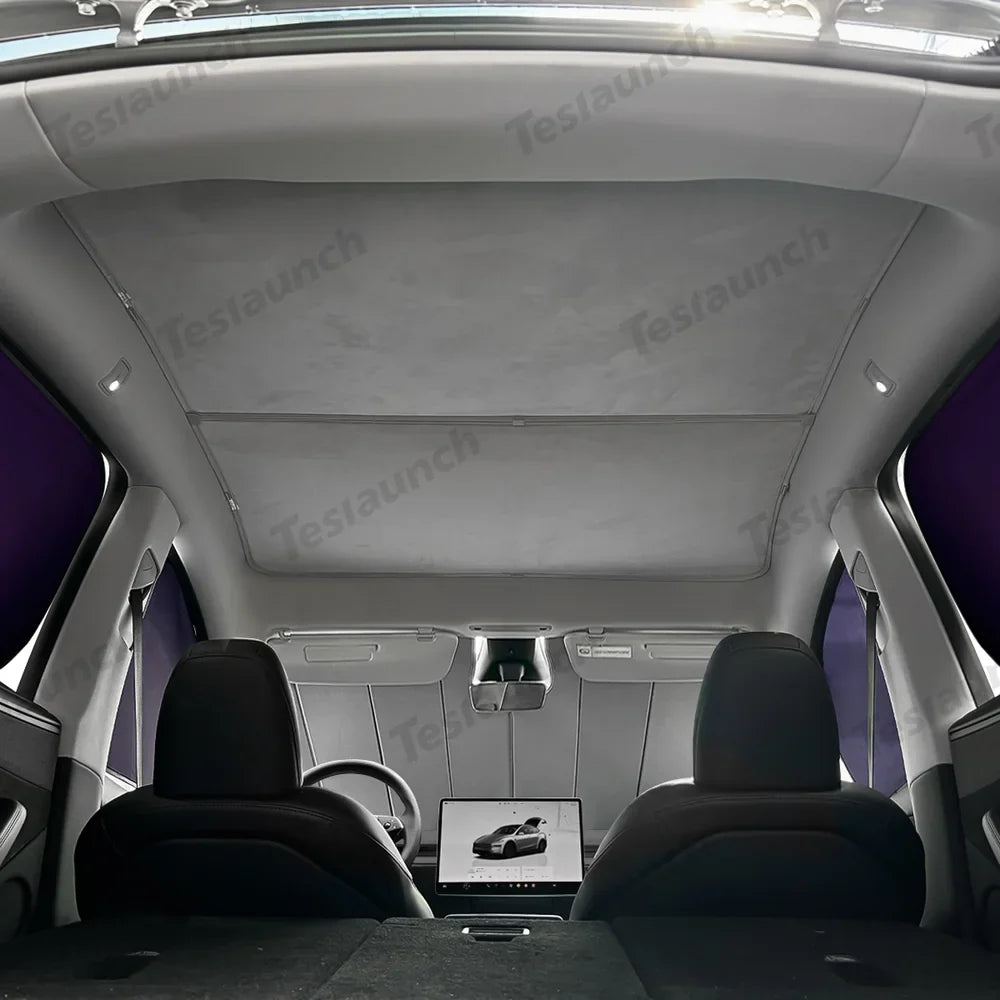 Top-Rated Sunshade Set for Tesla Model Y - Enhance Privacy and Shield from Heat - Fits Tesla Model Y Models from 2025 Onward - Evooor