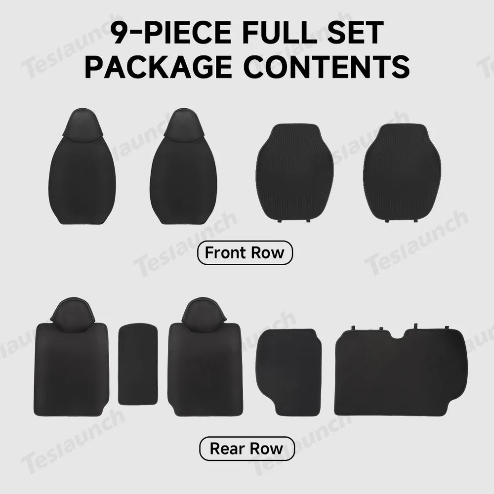 Premium Airflow Seat Covers for Tesla Cybertruck 2024+ - Enhance Comfort and Style! - Evooor