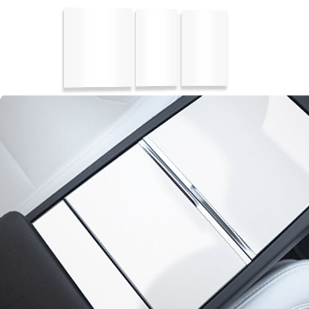 Premium Vinyl Center Console Skin Guard for Tesla Model 3 - Protective Wrap for Highland 2024+ Configuration - Evooor