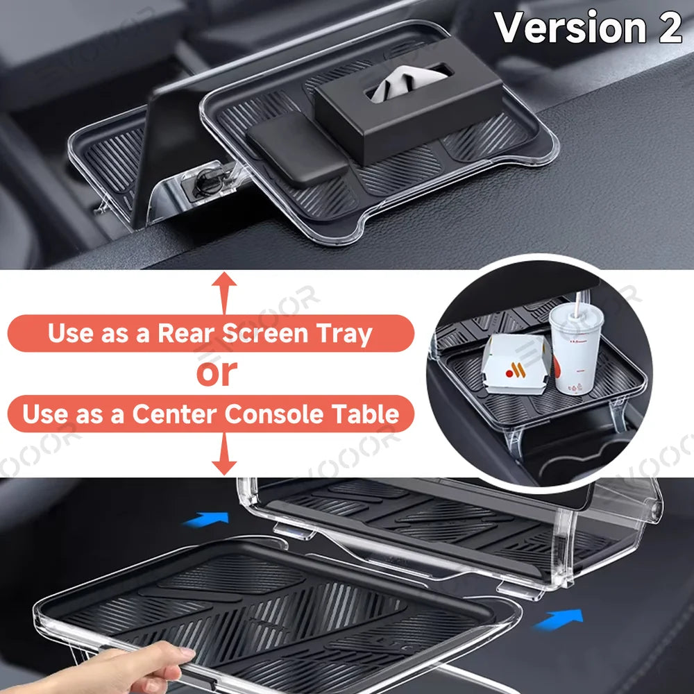 Tesla Model 3/Y Central Screen Storage Compartment with Concealed Design