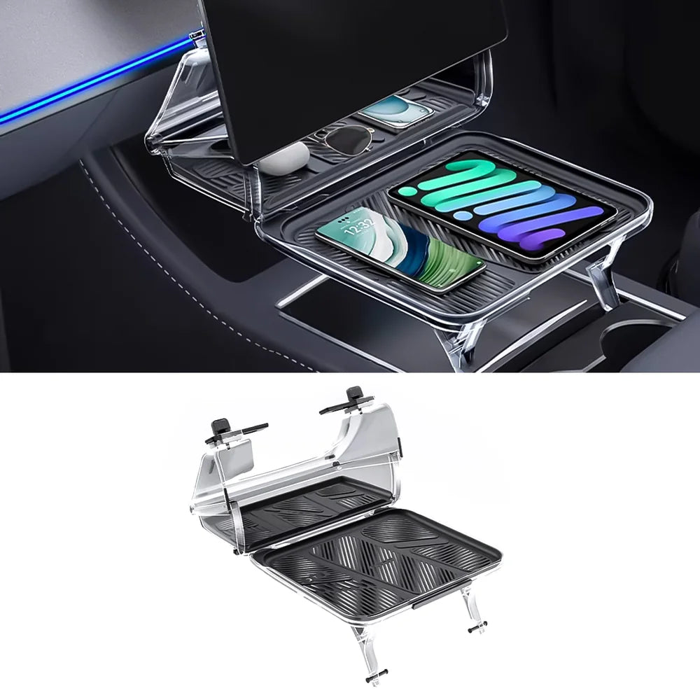 Tesla Model 3/Y Central Screen Storage Compartment with Concealed Design