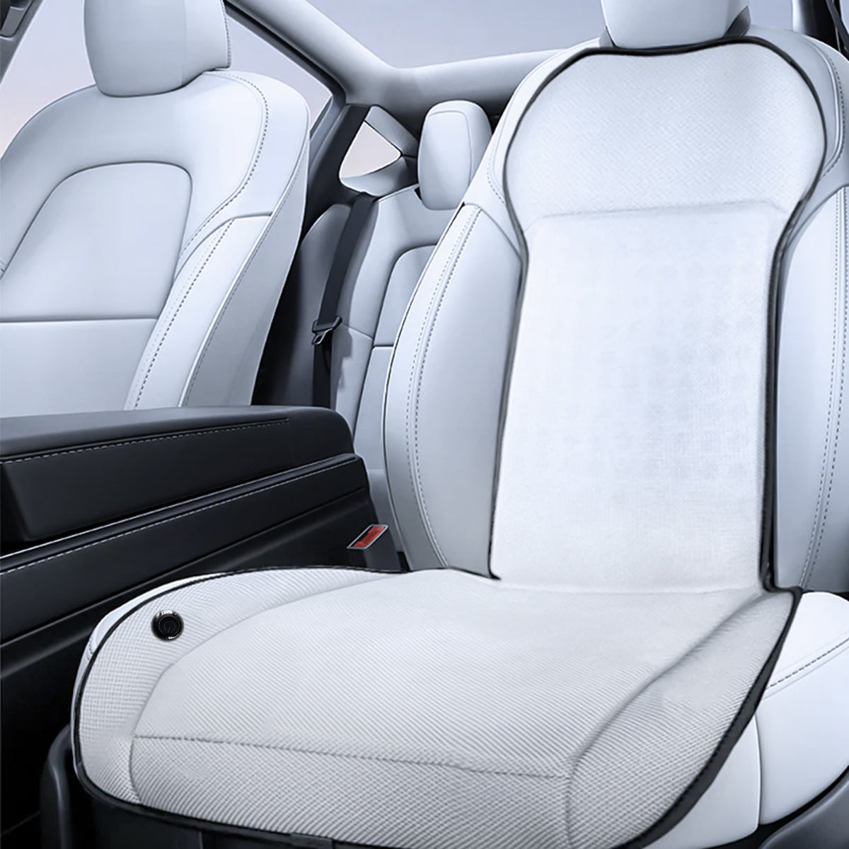 Cuscino per sedile in seta ghiacciata traspirante con tecnologia di raffreddamento per Tesla Model 3/Y