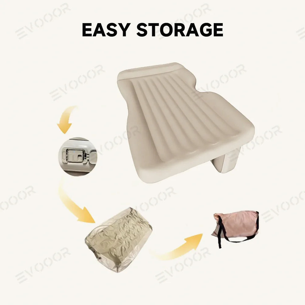High-Quality Inflatable Car Mattress for Tesla Model 3/Y/S/X - Comfortable Travel Sleep Solution