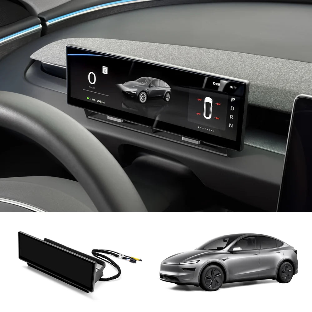 High Definition 10.88" Tesla Model 3/Y/Cybertruck Instrument Cluster Screen with Clear Display