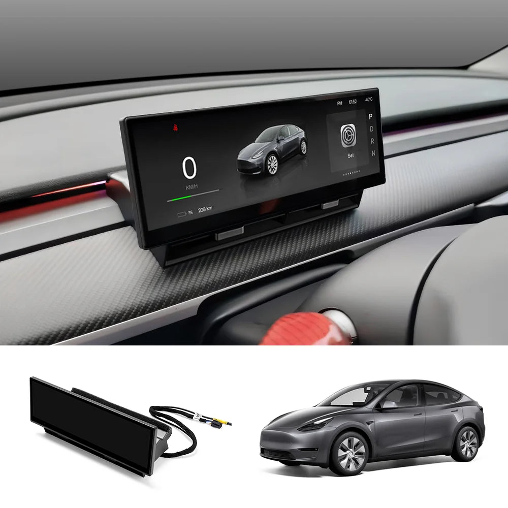 Schermo del cruscotto ad alta definizione da 10,88" per Tesla Model 3/Y/Cybertruck con display chiaro