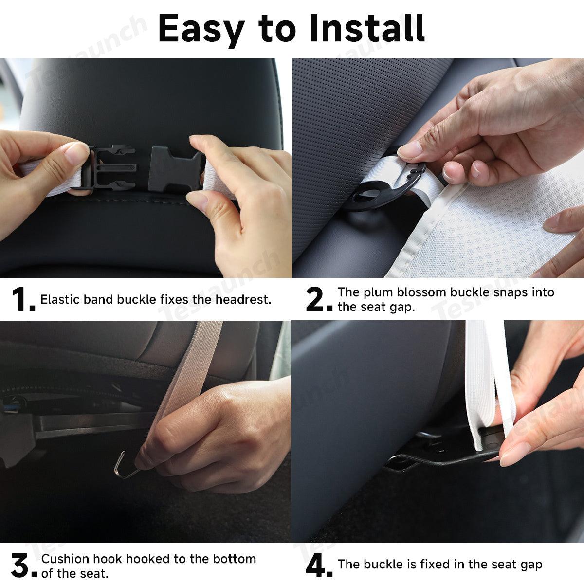 Ice Silk Breathable Air Mesh Seat Cushion for Tesla Model Y Juniper 2025+ - Evooor