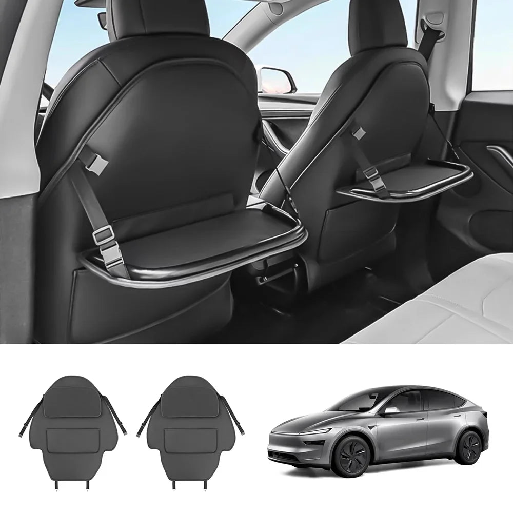 BONRYAN Back Seat Anti-Kick Leather Seat Back Kick Protectors Kick Mats BONRYAN Back Seat Anti-Kick Leather Seat Back Kick Protectors Kick Mats