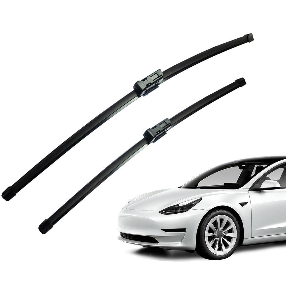 Set of 2 High-Quality Windshield Wiper Blades (26" & 19") for Tesla Model 3 - Easy Replacement Solution - Evooor