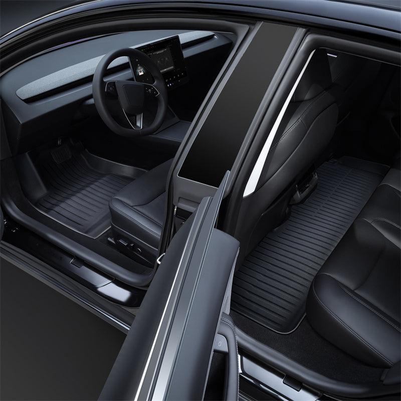 2024+ Model 3 Highland All Weather TPE Interior Floor Mats Cargo Liners Set for Tesla - Evooor