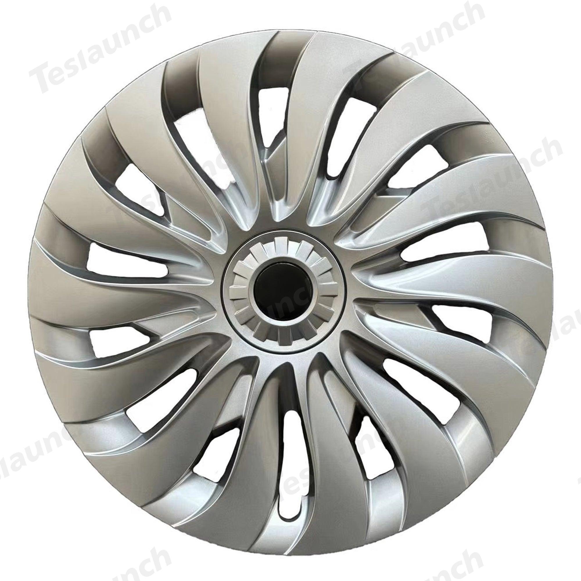 High Quality Weatherproof Wheel Hub Covers for Tesla 2024 Model 3 with 18-inch Highland Rims (Set of 4) - Evooor