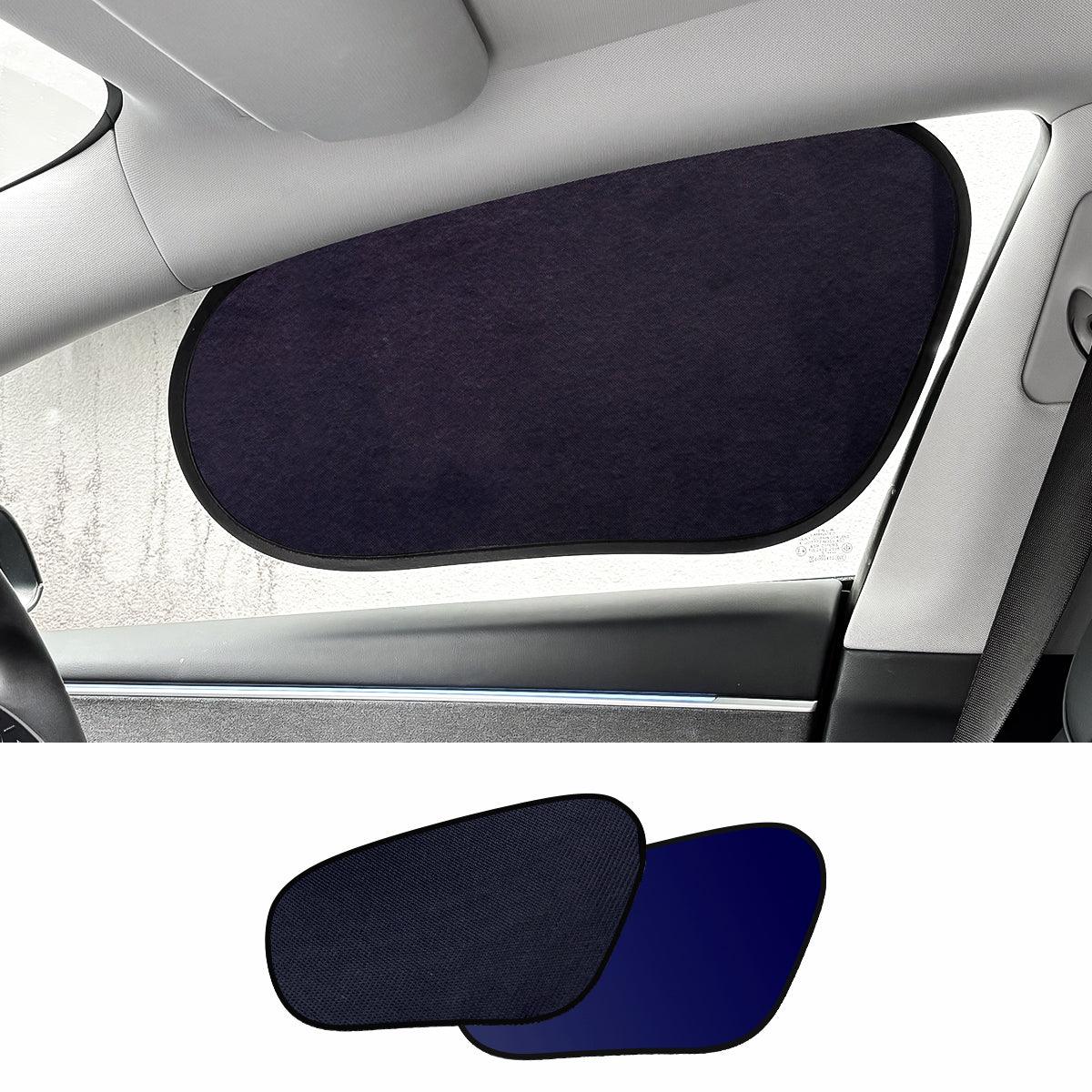 Static Cling Mesh Insulated Side Window Sunshade For Tesla Model 3 - Evooor