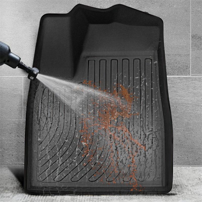 Model X All Weather TPE Interior Floor Mats Cargo Liners Set for Tesla (2021-2024) - Evooor