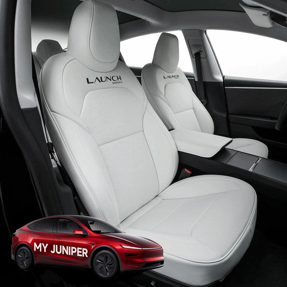All-Inclusive Seat Cover for New Tesla Model Y Juniper 2025+ (With Launch Series Embroidery Logo) - Evooor