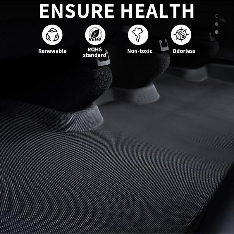 Tesla All Weather XPE Interior Floor Mats Cargo Liners Set for 2021-2024 Model Y 5 Seater - Evooor