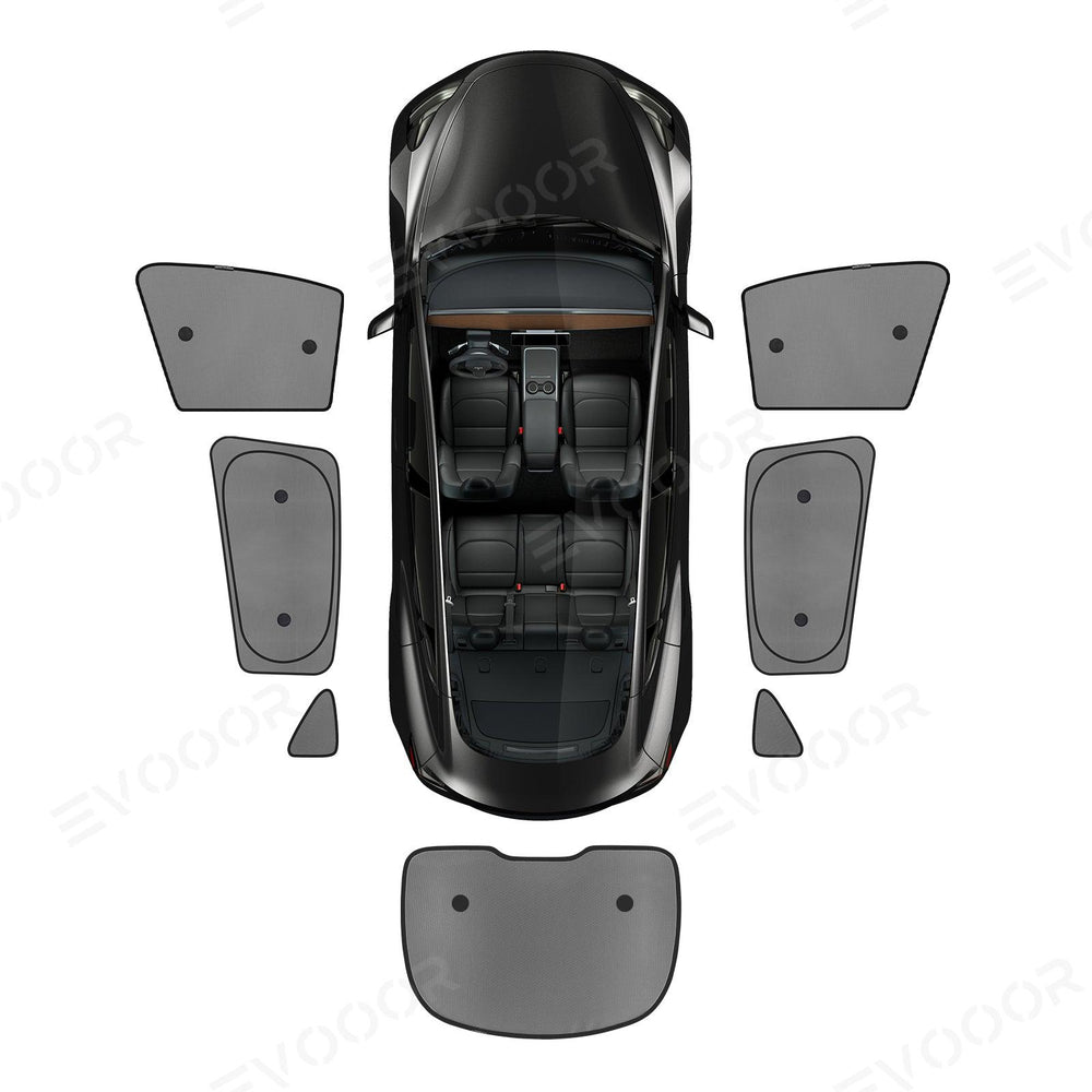Model 3 Whole Car Sun Visor - Mesh Side Window Sunshade For Tesla(2017-2024) - Evooor