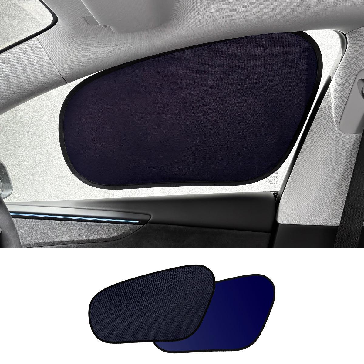 Static Cling Mesh Insulated Side Window Sunshade For Tesla Model Y - Evooor