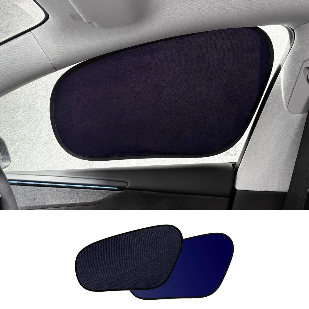 Static Cling Mesh Insulated Side Window Sunshade For Tesla Model Y - Evooor