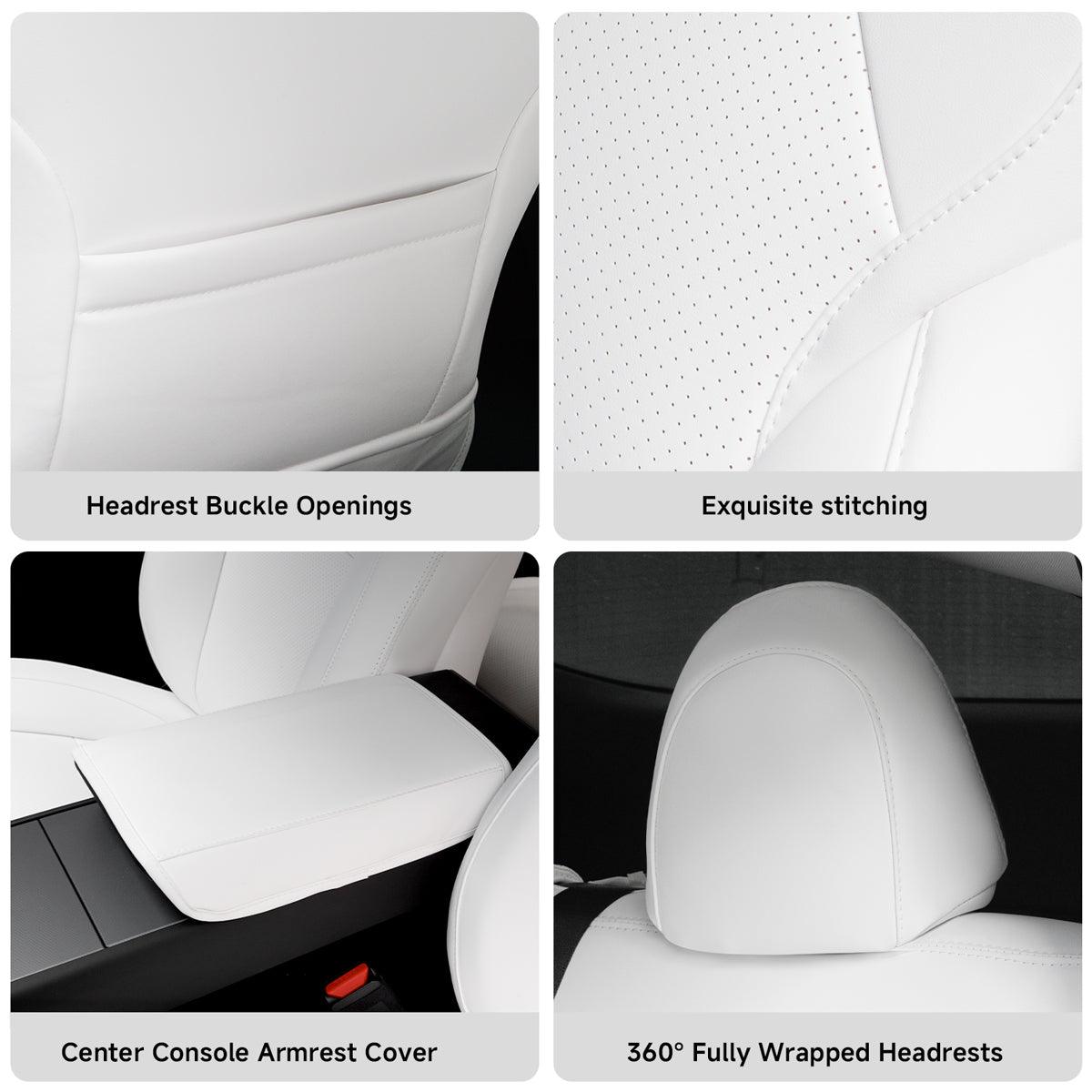 All-Inclusive Seat Cover for New Tesla Model Y Juniper 2025+ (With Launch Series Embroidery Logo) - Evooor