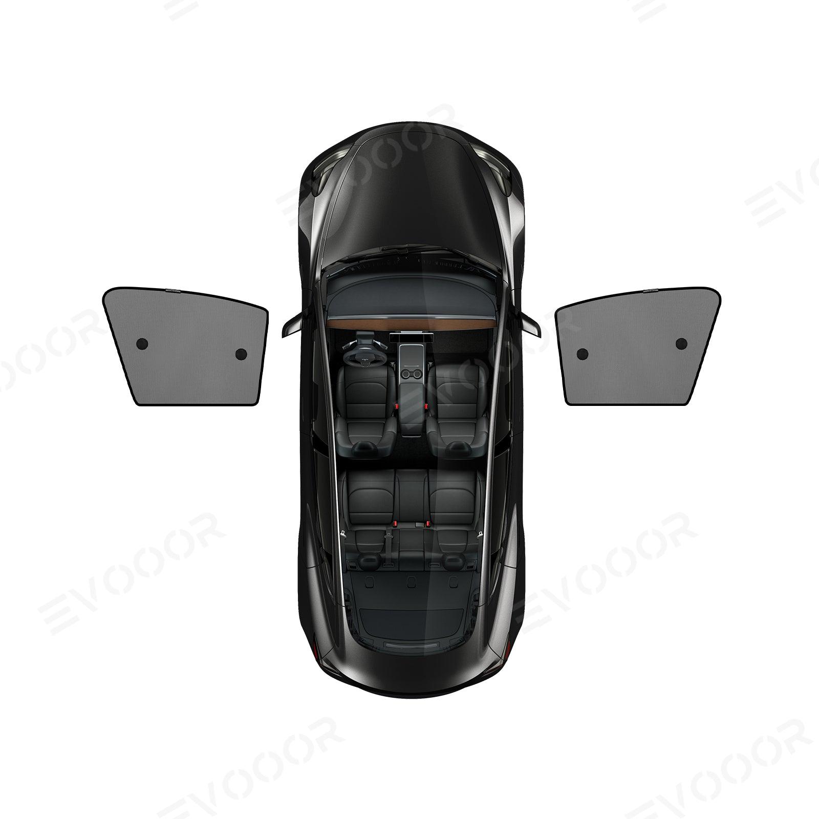 Model Y Mesh Sunroof Shades Foldable UV Protection For Tesla(2020-2024) - Evooor