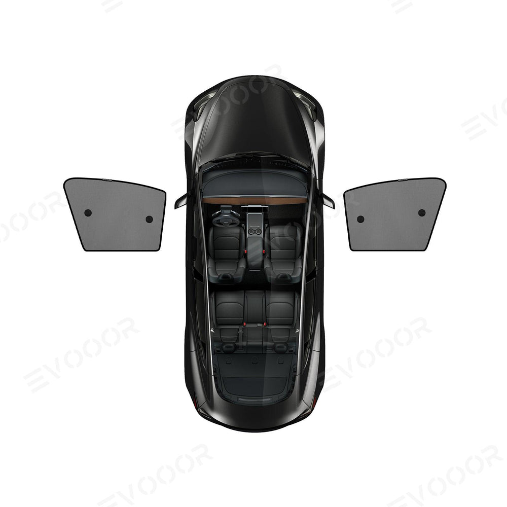 Model Y Mesh Sunroof Shades Foldable UV Protection For Tesla(2020-2024) - Evooor