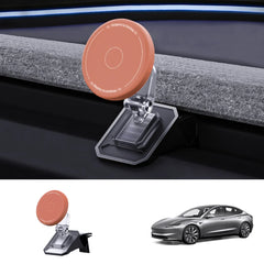 Tesla Model Y & Model 3 Magnetic Phone Mount with Silicone Protection - Secure Holder for Juniper 2025+ & Highland 2024+ - Evooor