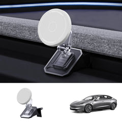 Tesla Model Y & Model 3 Magnetic Phone Mount with Silicone Protection - Secure Holder for Juniper 2025+ & Highland 2024+ - Evooor